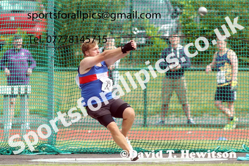 Mens hammer, 2021 Northern Senior and Under-20s Champs., Leigh. Photo: David T. Hewitson/Sports for All Pics